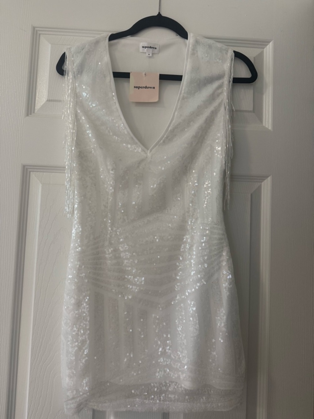 superdown Carly Fringe Mini Dress